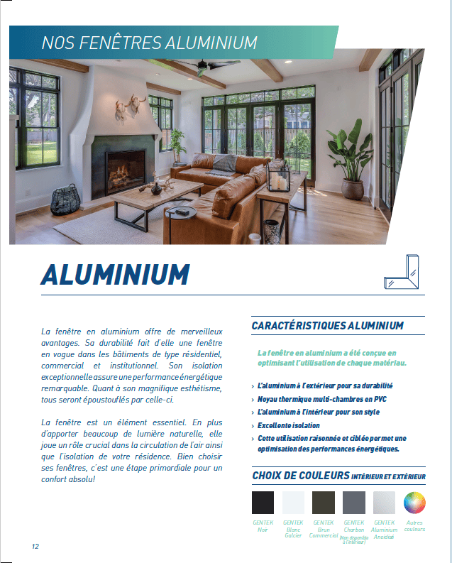Fenêtres Aluminium Fenetech