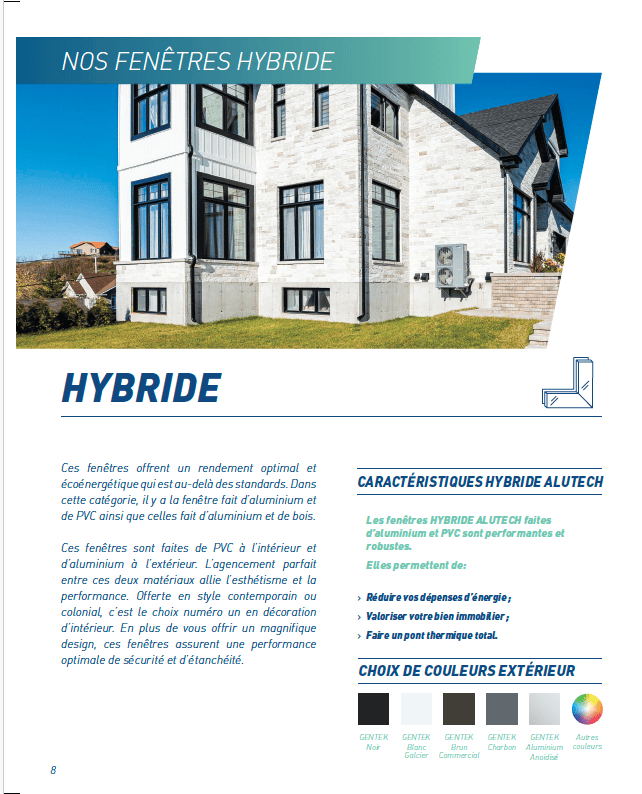 Fenêtres Hybrides Fenetech