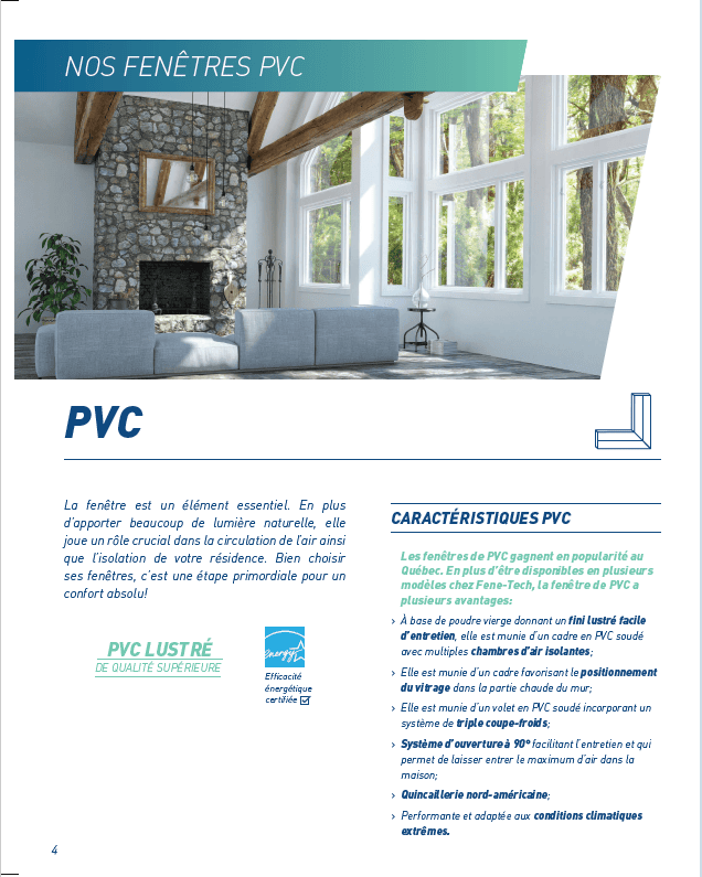 Fenêtres PVC Fenetech
