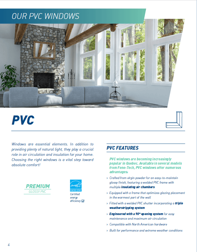 PVC Windows Fenetech